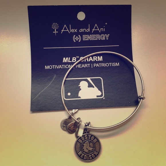 Alex and Ani Accessories - Alex and Ani Silver MLB Red Sox Bracelet